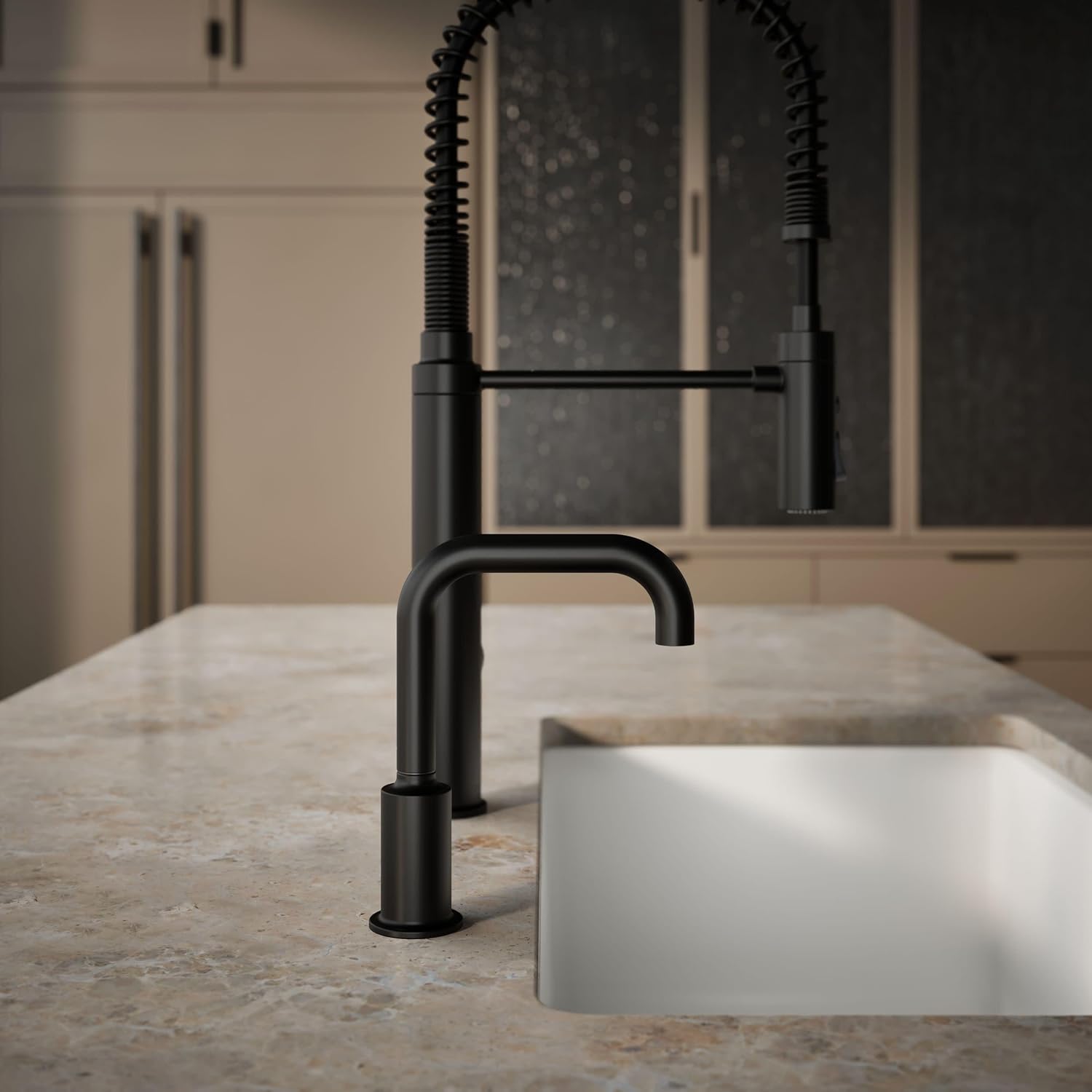 Kohler K-24077-BL Purist Beverage Faucet, Matte Black