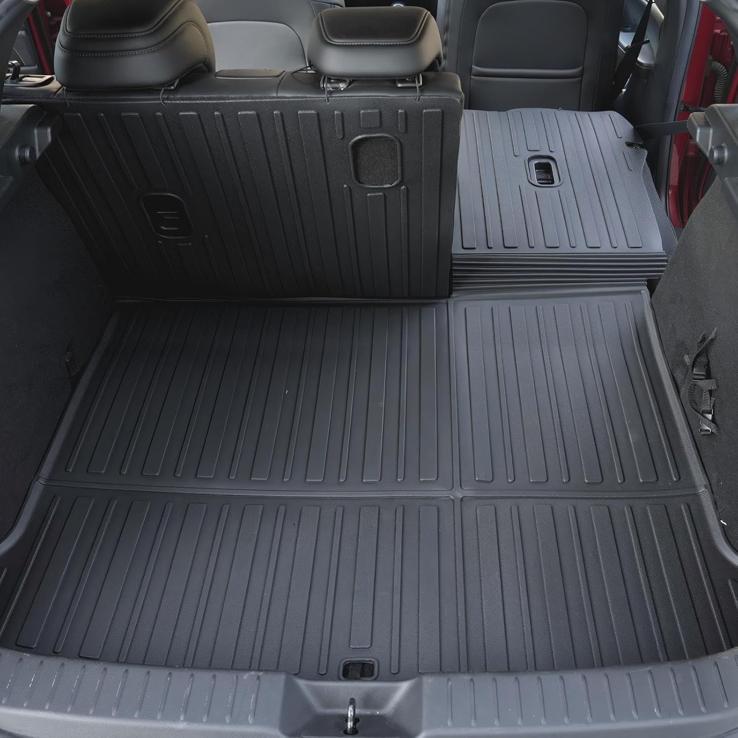 Floor Mats for Mazda CX-30 2020-2026, All Weather Floor Mats Trunk Cargo Liner with Backrest Protectors and Door Sill Guards Accessories, Full Coverage Set
