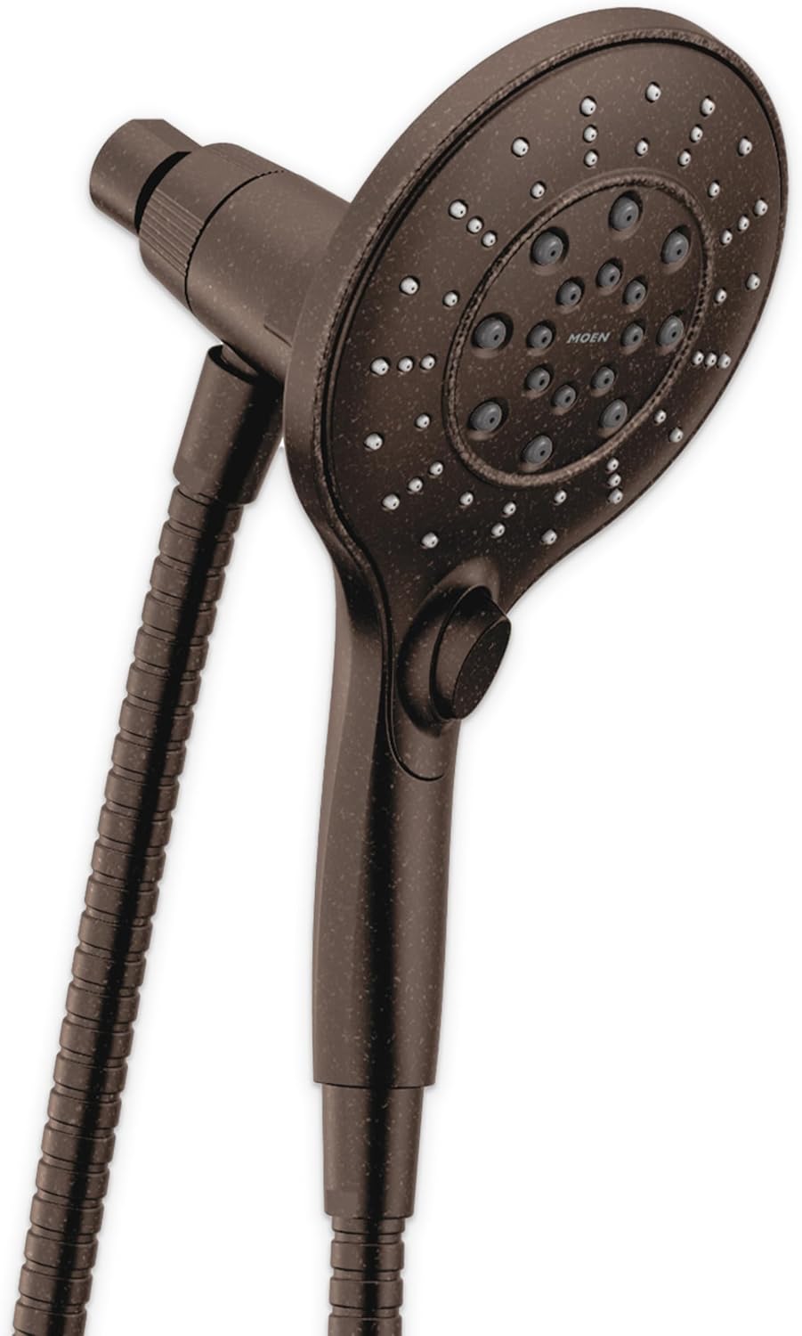 Moen Engage Magnetix Six-Function 5.5-Inch Handheld Showerhead with Magnetic Docking System, Oil Rubbed Bronze, 3662EPORB