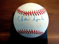 Warren Spahn Milwaukee Braves Hof Cy Signed Auto Vintage Gu'ed Onl Baseball Jsa - MLB Game Used Baseballs