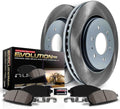 PowerStop Rear Brake Kit for Cadillac Escalade 2021-24 |Escalade ESV 2021-24 |Chevrolet Silverado 1500 2019-24 |Silverado 1500 LTD 2022 - Ceramic Brake Pads + Semi Coated Rotors Replacement, SC8173