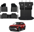 Floor Mats for Hyundai Tucson Hybrid 2022-2026, All Weather Floor Mats Trunk Cargo Liner with Backrest Protectors Accessories, Full Coverage Set (Not fit PHEV)