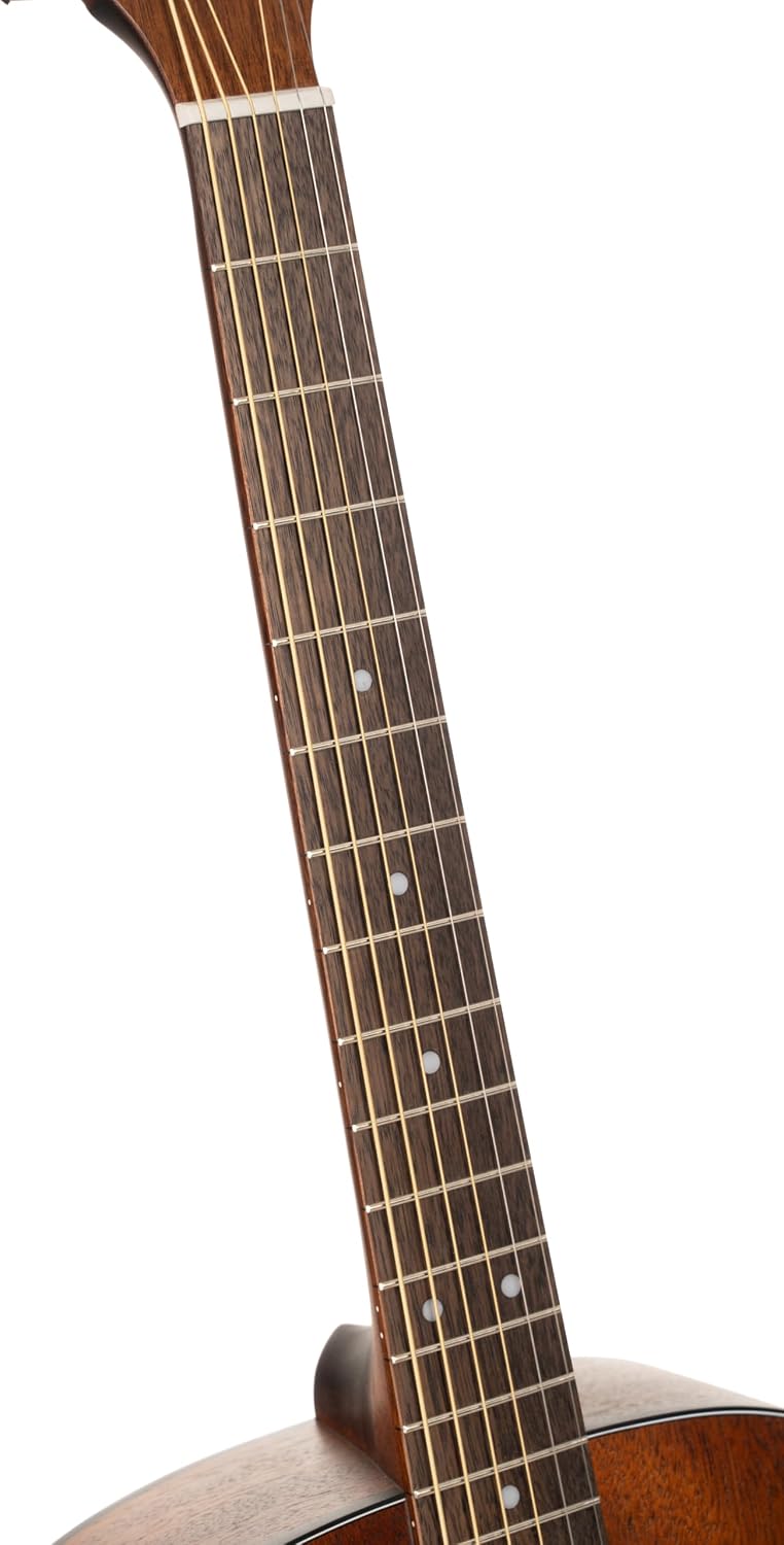 Cort L60MOP Luce 60 Mahogany OM Solid Top Acoustic Guitar, Open Pore
