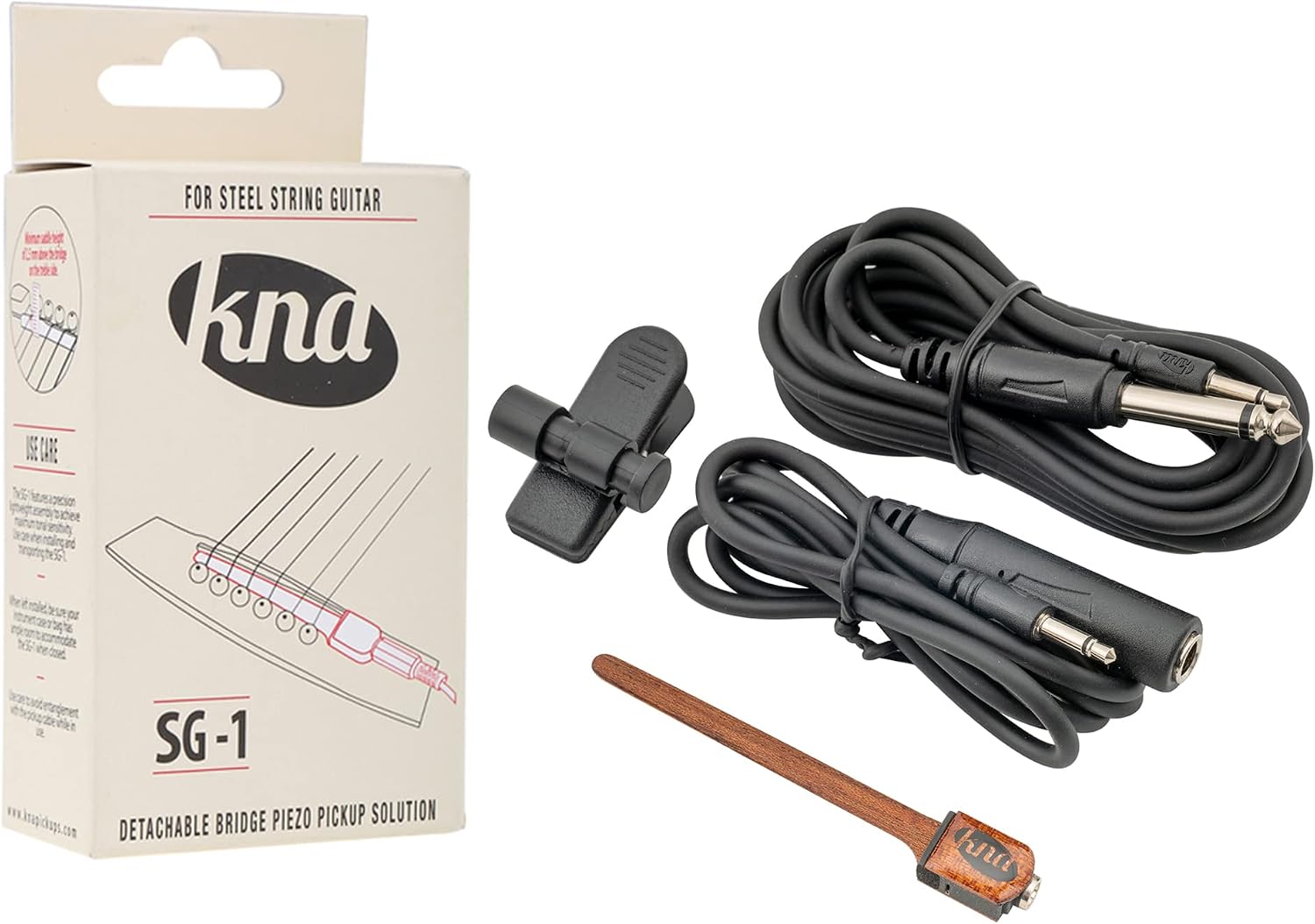 KNA SG-1 Portable Piezo Pickup for Steel String Acoustic Guitar