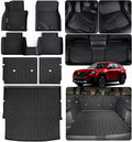 Floor Liners for Mazda CX50 2023 2024 2025 2026 (Non Hybrid) & Cargo Liners & Backrest Mat,TPE All Weather Protection Car Floor Mats with Trunk Mat Covering The Backrest for CX-50