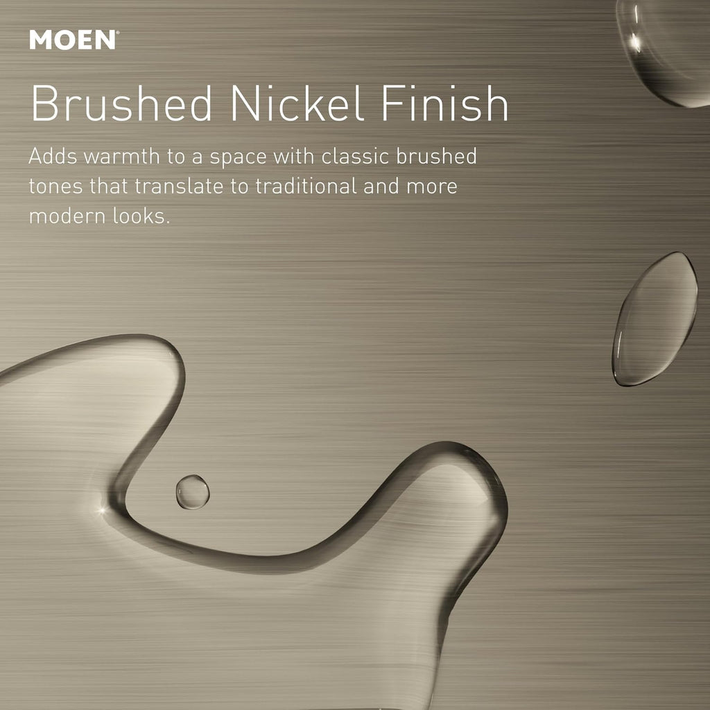 Moen Align M-CORE 3-Series 2-Handle Shower Faucet Trim Kit, Valve Required, Tub and Shower Trim with Lever Handles, Brushed Nickel, UT3290BN