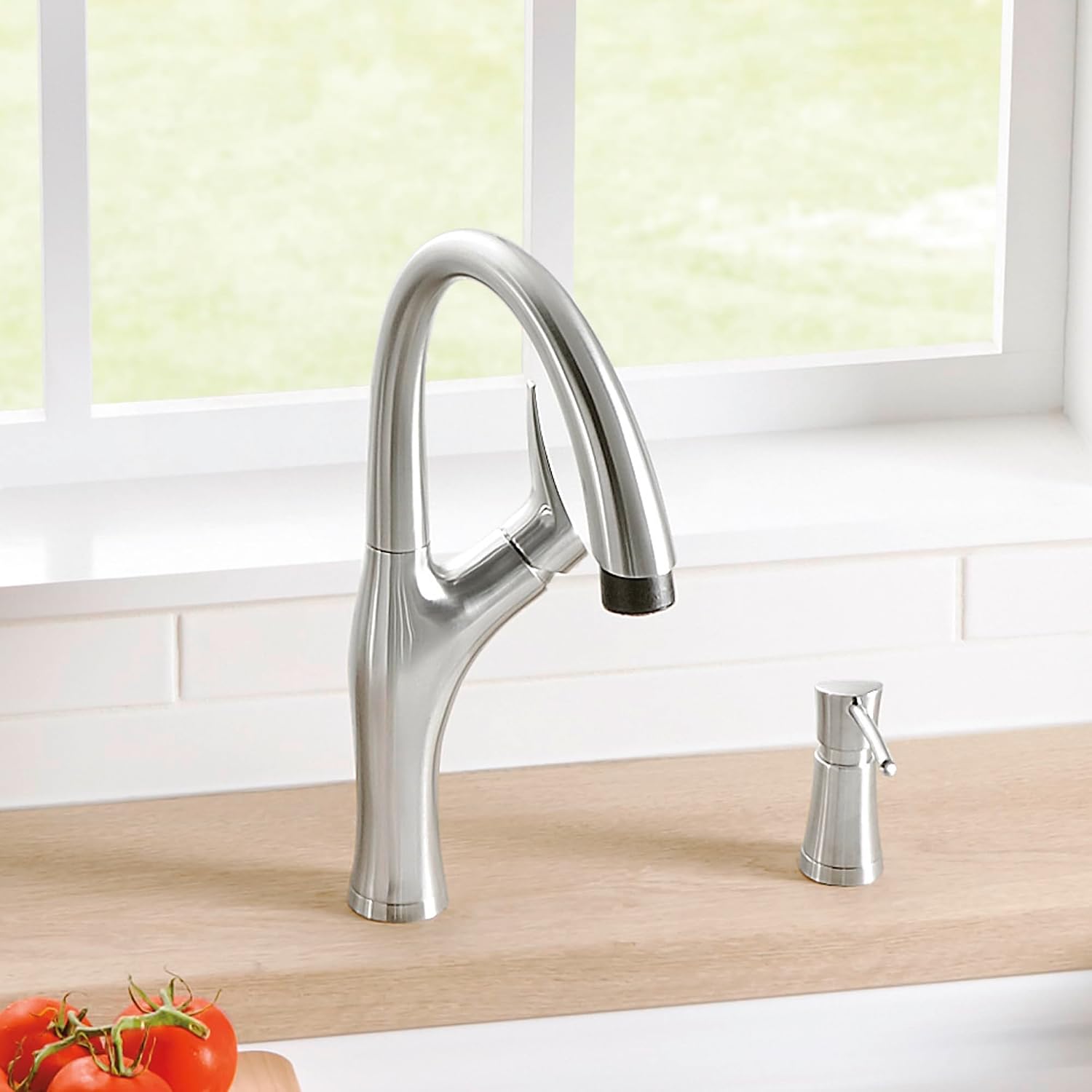 BLANCO, Stainless 442037 ARTONA Pull-Down Dual Spray Kitchen Faucet, 1.5 GPM