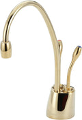 InSinkErator Contemporary Instant Hot and Cold Water Dispenser - Faucet Only, French Gold, F-HC1100FG