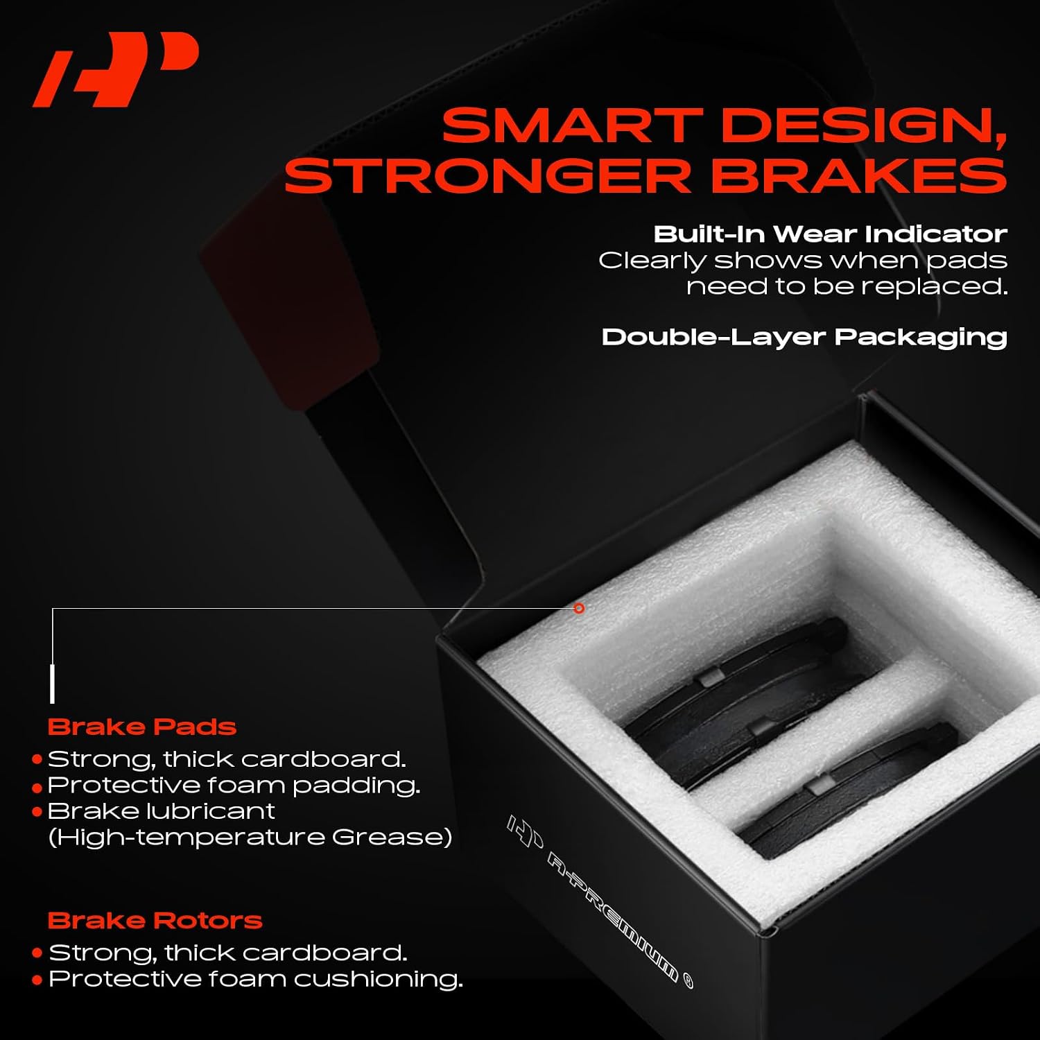 A-Premium Front and Rear Drilled and Slotted Disc Brake Rotors + Ceramic Pads Kit Compatible with Select Pontiac and Toyota Models - Vibe 2009-2010, Corolla 2009-2019, Matrix 2009-2014, 12-PC Set