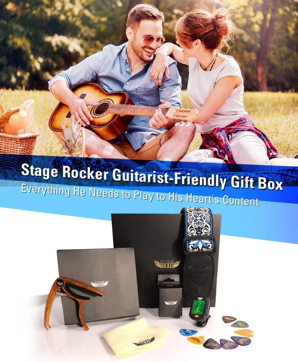 SIGMA 36.5' Acoustic Electric Guitar +Guitar Accessories Gift Box