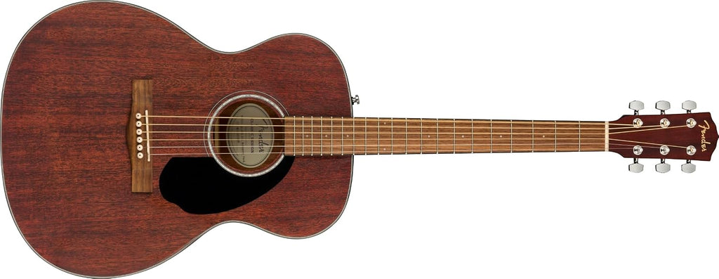 Fender CC-60S All-Mahogany Concert V2 Pack Acoustic Guitar, with 2-Year Warranty, Natural, with Gig Bag and Accessories