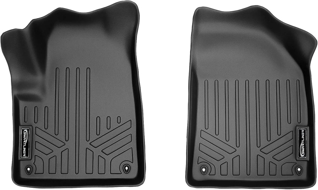 SMARTLINER Custom Fit Floor Mats 1st Row Liner Set for 2014-2023 Jeep Cherokee