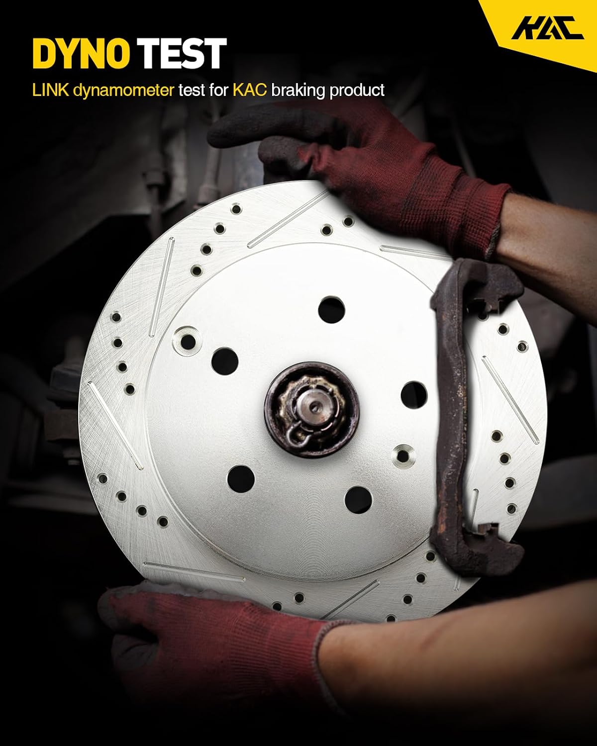 KAC 12.99 inch(330mm) Rear Brake Rotors for GMC 2000-2003 Yukon XL 1500, Cadillac 2002-2003 Escalade 6.0L, 2000 Suburban 1500, 2002-2003 Escalade 5.3L,Automotive Replacement Brake Rotors,55084