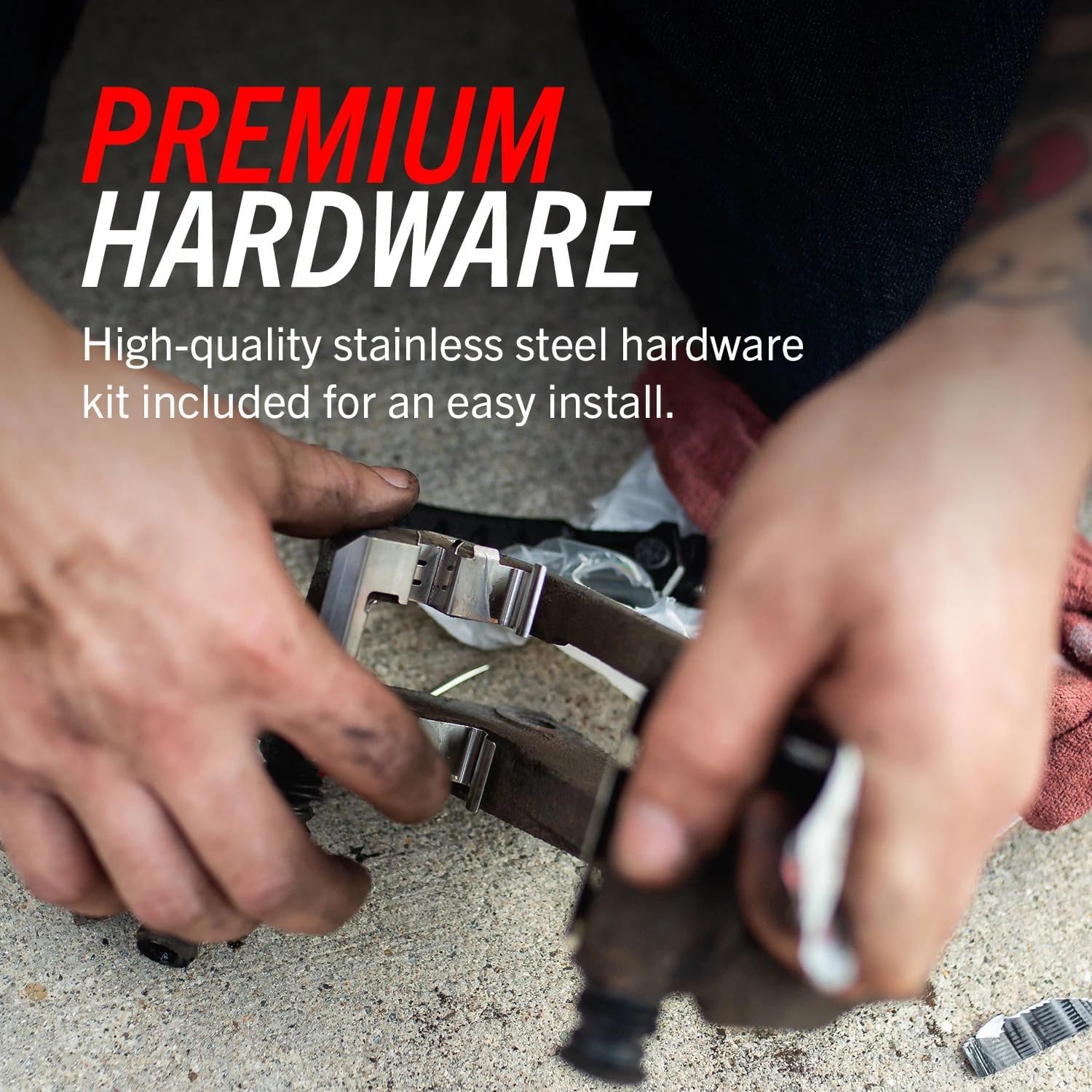PowerStop Front and Rear Brake Kit for Buick LaCrosse 2019 |Chevrolet Equinox 2018-21 |GMC Terrain 2021 - Z17 Ceramic Brake Pads & Disc Rotors Replacement, KOE7564