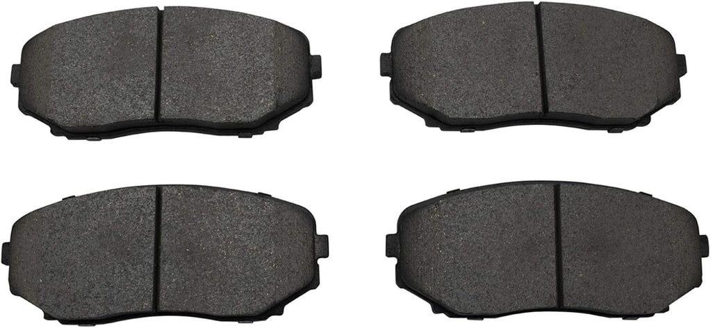 TRQ Performance Front Brake Pad and Rotor Set Ceramic G Coated Drilled Slotted Vented Rotors Compatible with 2007-2014 Ford Edge 2007-2015 Lincoln MKX