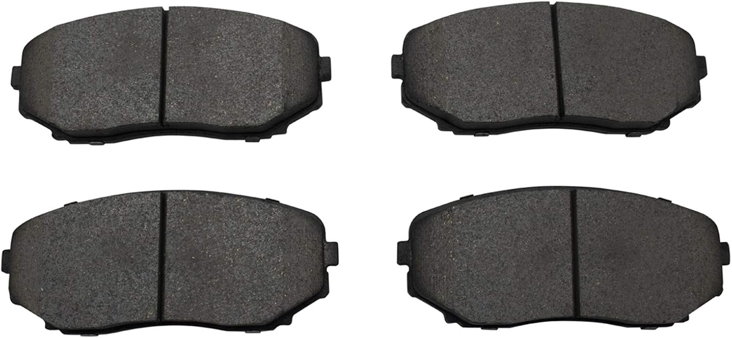 TRQ Performance Front Brake Pad and Rotor Set Ceramic G Coated Drilled Slotted Vented Rotors Compatible with 2007-2014 Ford Edge 2007-2015 Lincoln MKX