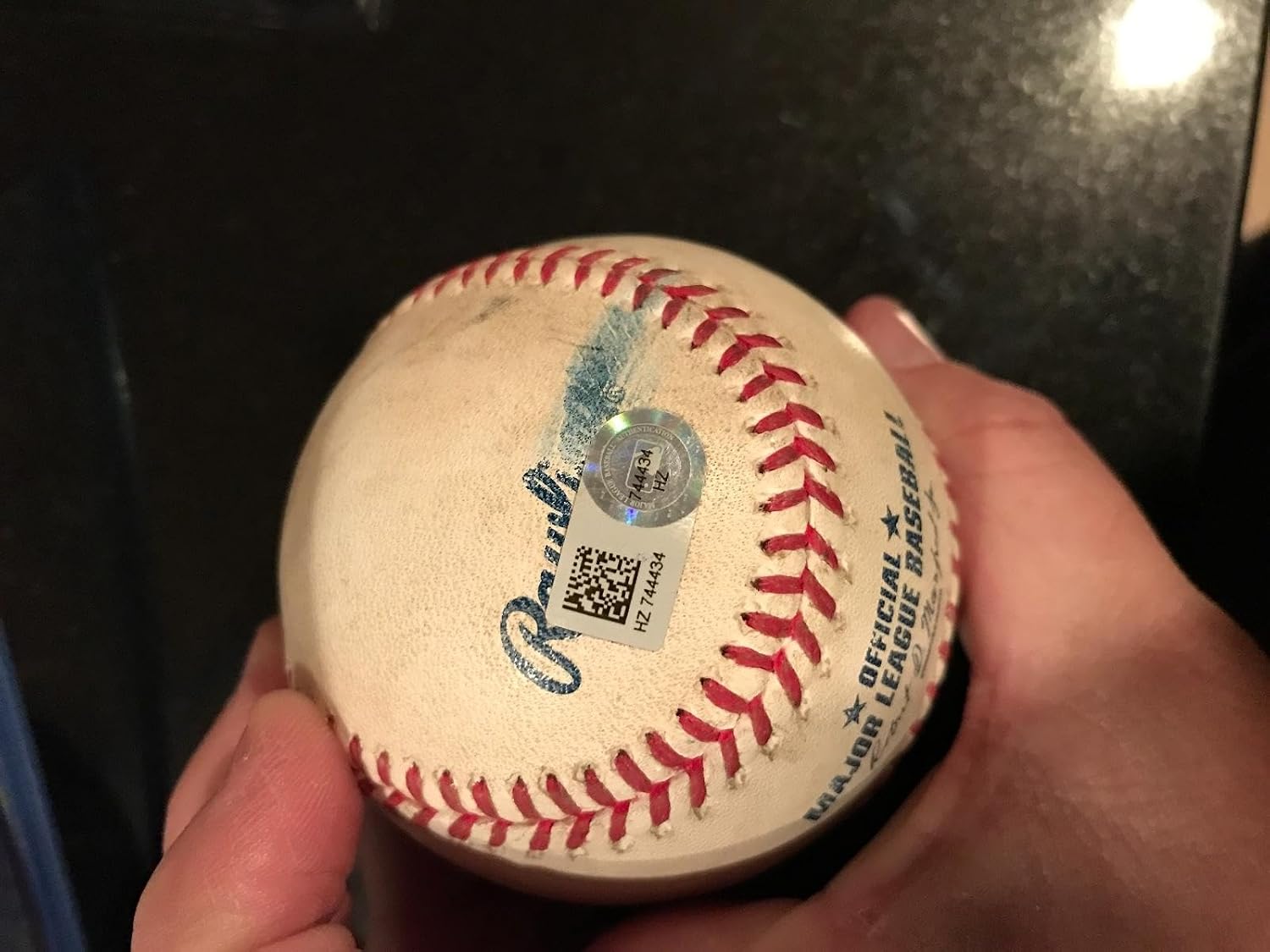 Addison Russell Cubs Inscribed Wrigley Debut Signed Game Used Baseball MLB Holo - MLB Autographed Game Used Baseballs