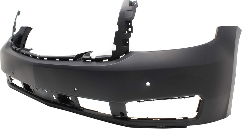 Garage-Pro Front Bumper Cover Compatible with 2015-2020 Chevrolet Tahoe, Suburban, For Models w/o Off Road Pkg; w/Parking Aid Sensor Holes, Primed - CAPA Certified