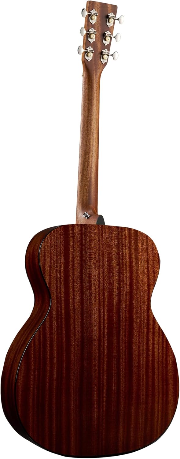 Martin 000-12E Retro Road Series Acoustic-Electric Guitar – Spruce Top & Sapele | Gloss Finish | E1 Electronics with Built-In Tuner | Softshell Case Included (Right)