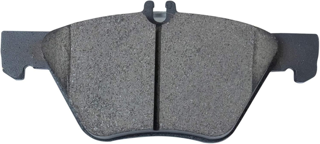 TRQ Performance Front Brake Pad and Rotor Set Ceramic Drilled Slotted Coated Rotors Compatible with 96-03 Mercedes-Benz E320 98-99 E300 98-03 CLK320 99-03 CLK430 98-02 E430 01-04 SLK320