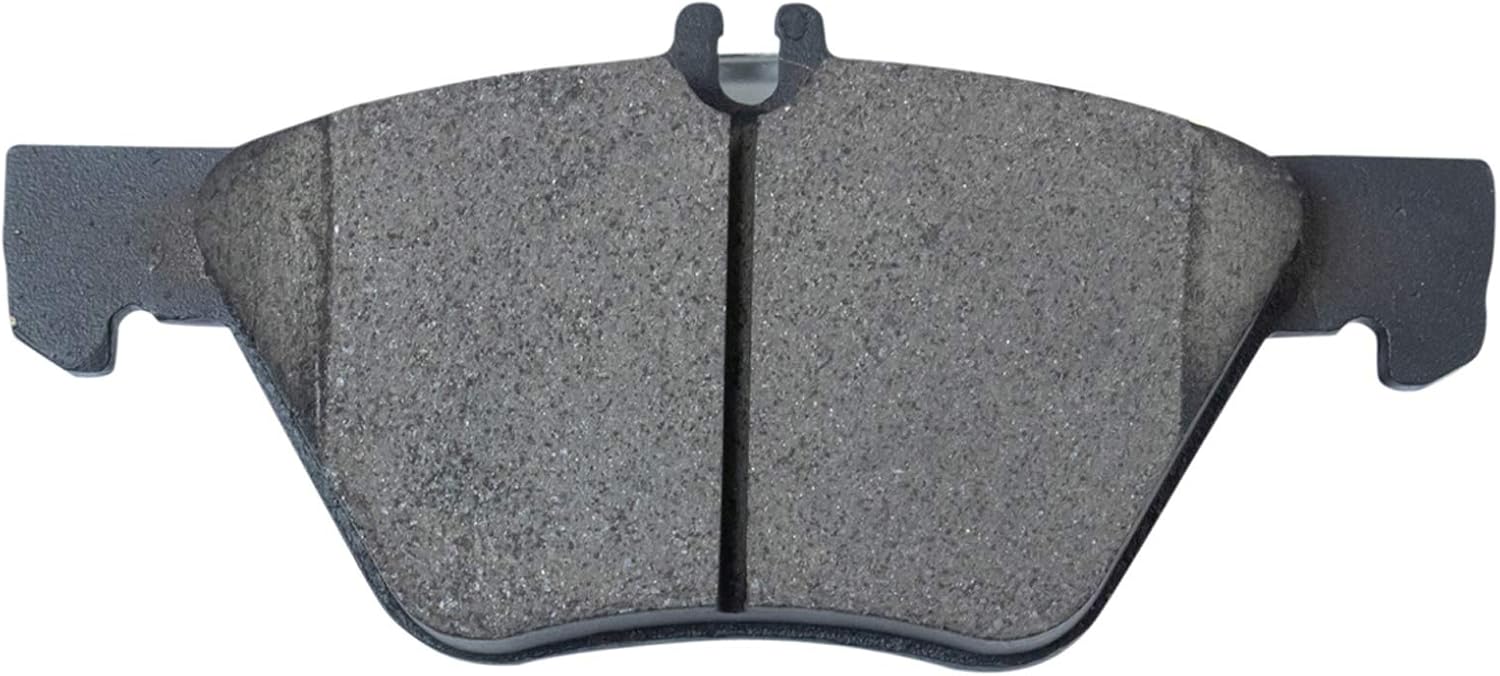 TRQ Performance Front Brake Pad and Rotor Set Ceramic Drilled Slotted Coated Rotors Compatible with 96-03 Mercedes-Benz E320 98-99 E300 98-03 CLK320 99-03 CLK430 98-02 E430 01-04 SLK320