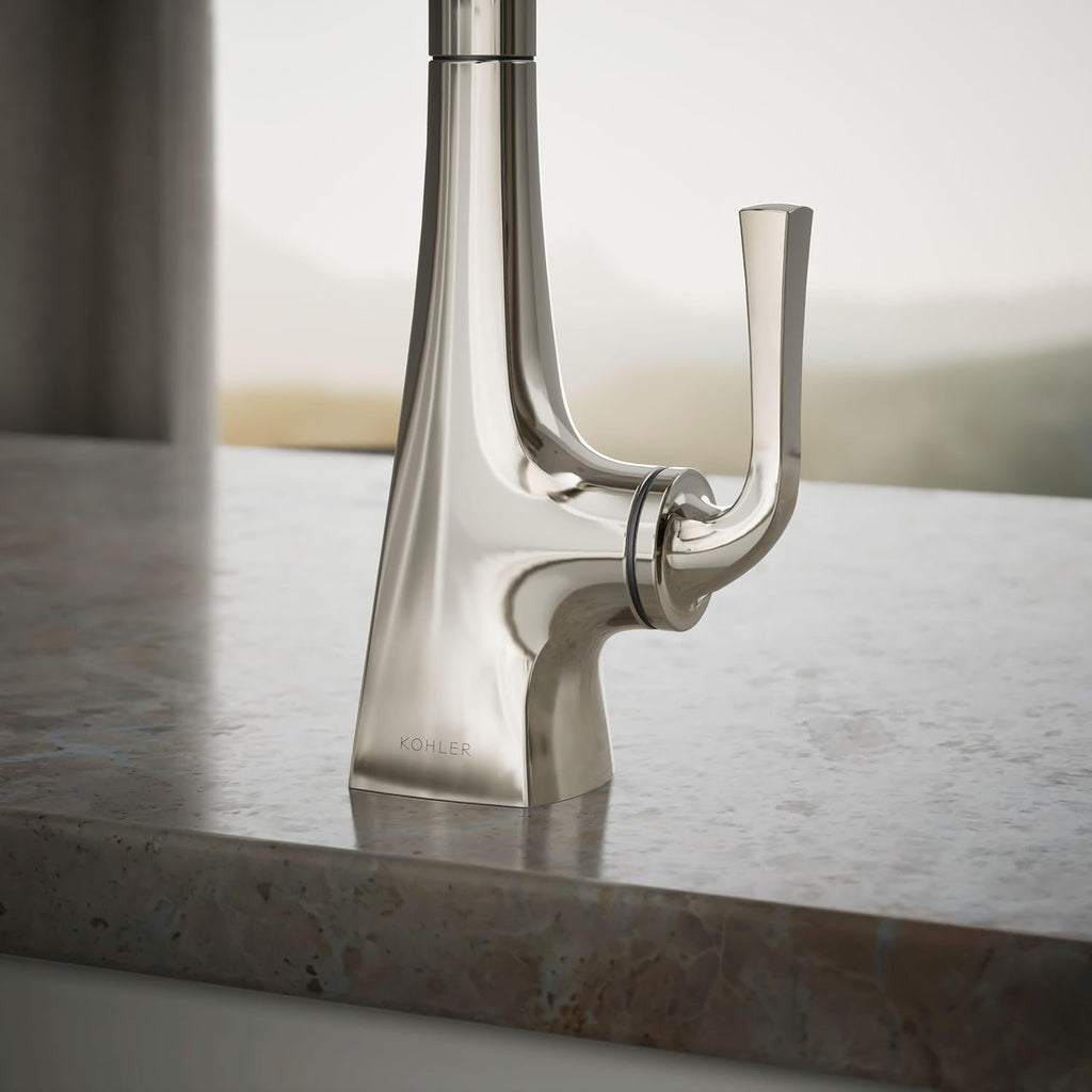 Kohler K-24134-SN Graze Beverage Faucet, Polished Nickel