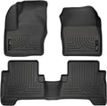 Husky Liners Weatherbeater Floor Mats | Fits 2013 - 2019 Ford Escape; 2013 - 2018 Ford C-Max | Front & 2nd Row, 3-pc Black - 99741