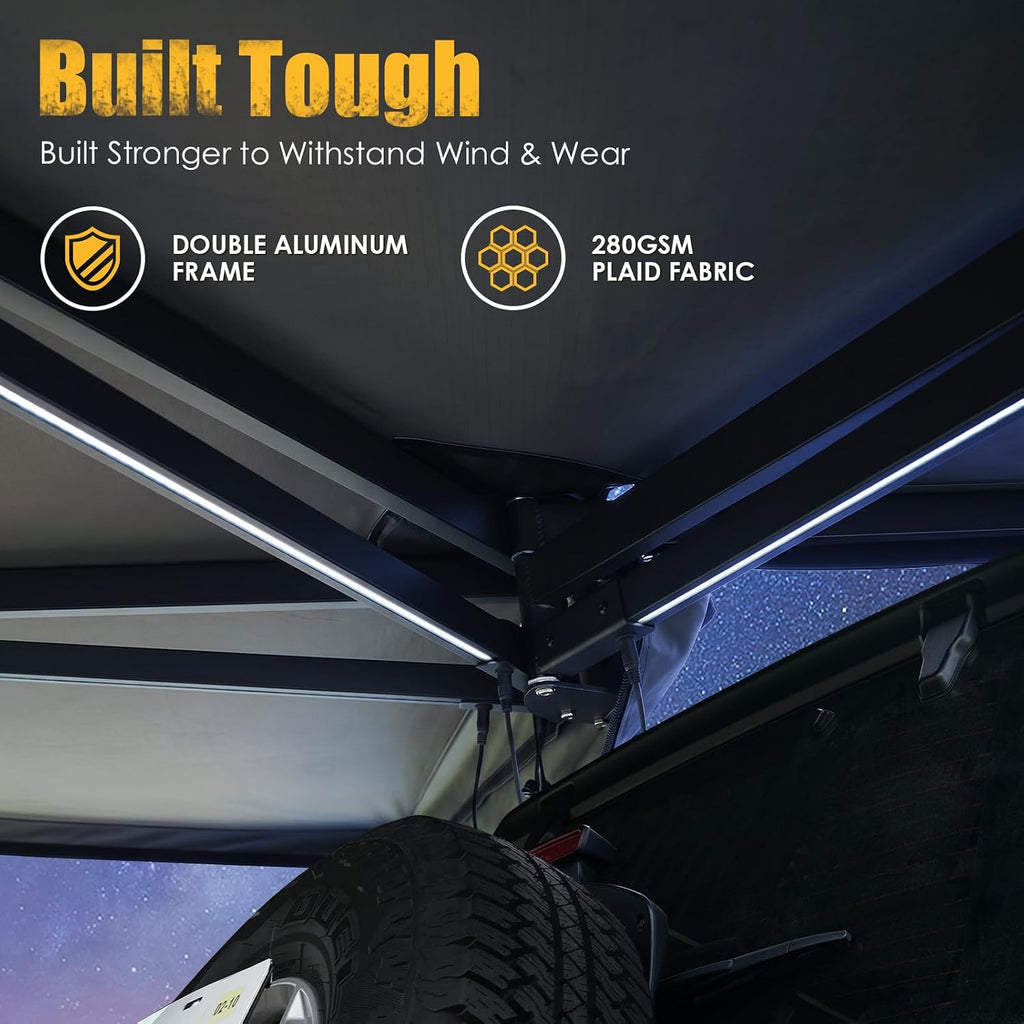WildFinder Rooftop Tent Hard Shell Roof Top Tent Hardshell Suitable for Jeep SUV Truck Van,Camping Car Roof for 2-3 Person