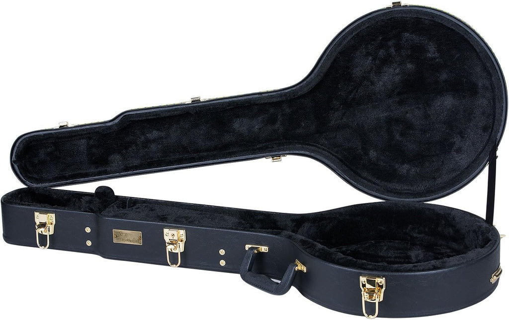 Golden Gate C-1535 Premier Hardshell 4 or 5-String 11 Inch Openback Banjo Case