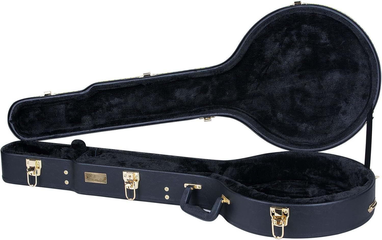 Golden Gate C-1535 Premier Hardshell 4 or 5-String 11 Inch Openback Banjo Case