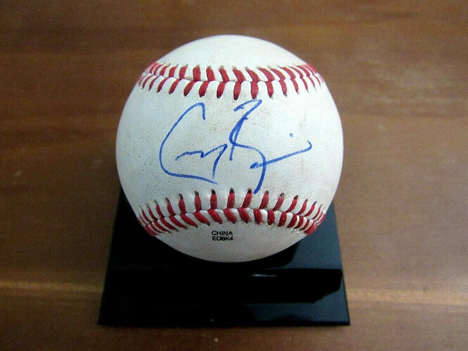Greg Bird N.y. Yankees Signed Auto Arizona Fall League Game Used Baseball Jsa - MLB Game Used Baseballs