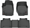 WeatherTech Custom Fit FloorLiners for Jeep Grand Cherokee, Grand Cherokee, 1st & 2nd Row (4417821-4416965), Black