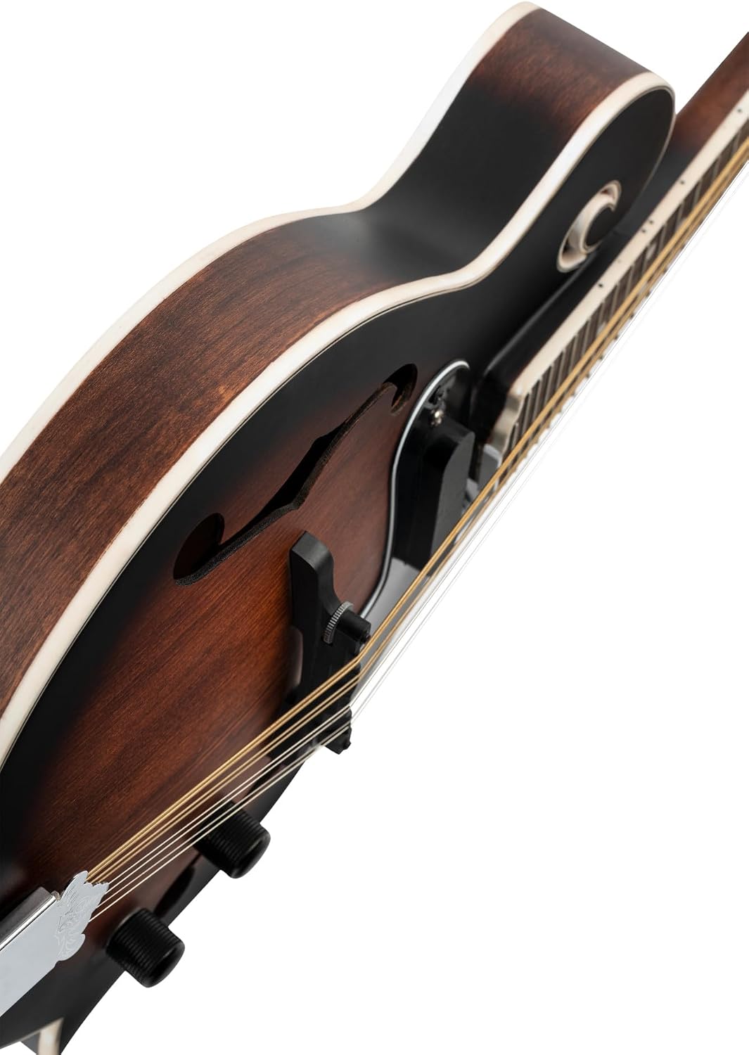 Ortega Americana Series F-Style Acoustic-Electric Mandolin, Satin Whiskey Burst (RMFE30-WB)