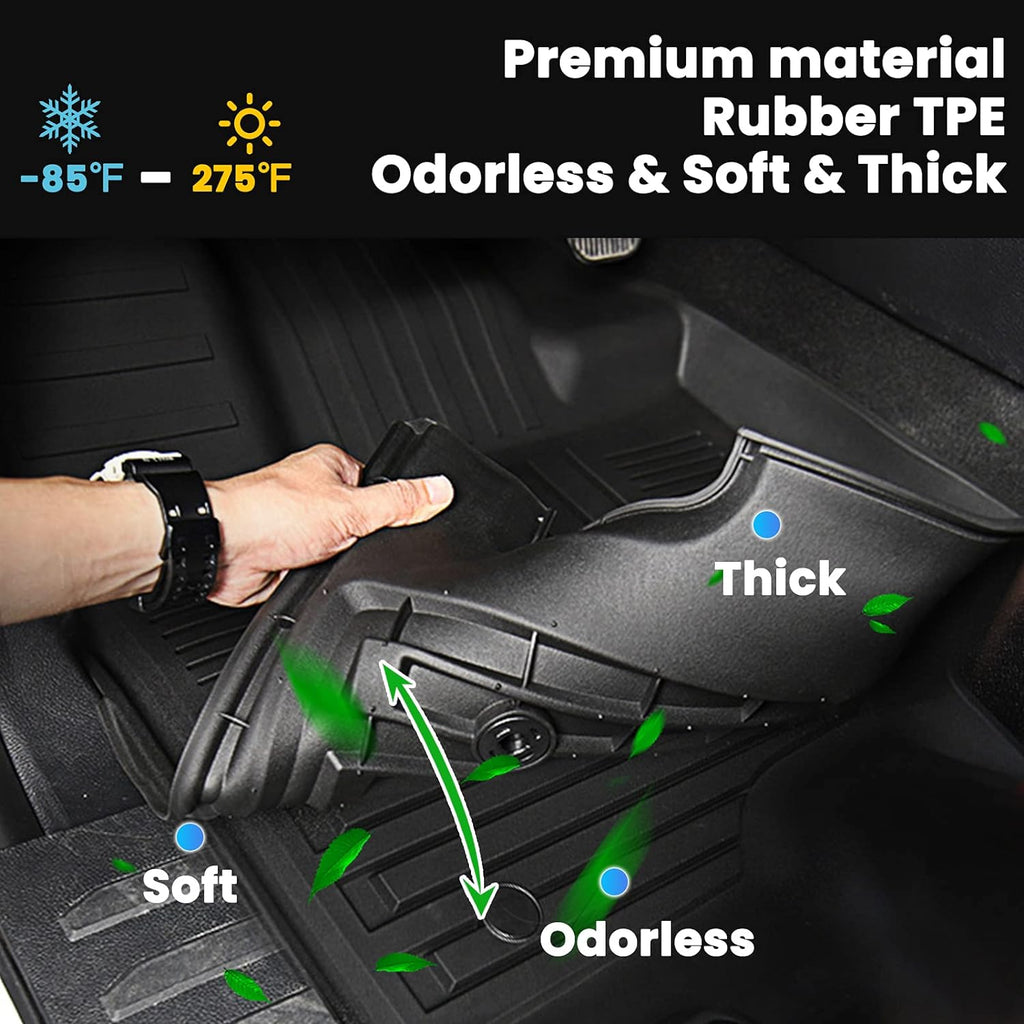 Auxko All Weather Floor Mats Cargo Mat for 2026 Nissan Sentra TPE Liners All Season Accessories Guard Odorless Anti-Slip Floor Liners Trunk Tray for 2026 Nissan Sentra