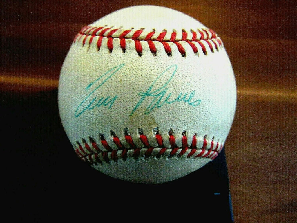 Tim Raines Expos Sox Yankees Hof Signed Auto Vtg Oal Gu'ed Baseball Jsa - MLB Game Used Baseballs