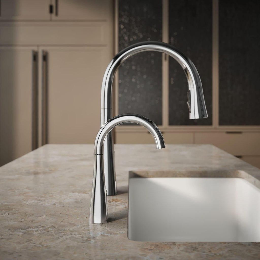 Kohler K-24134-CP Graze Beverage Faucet, Polished Chrome