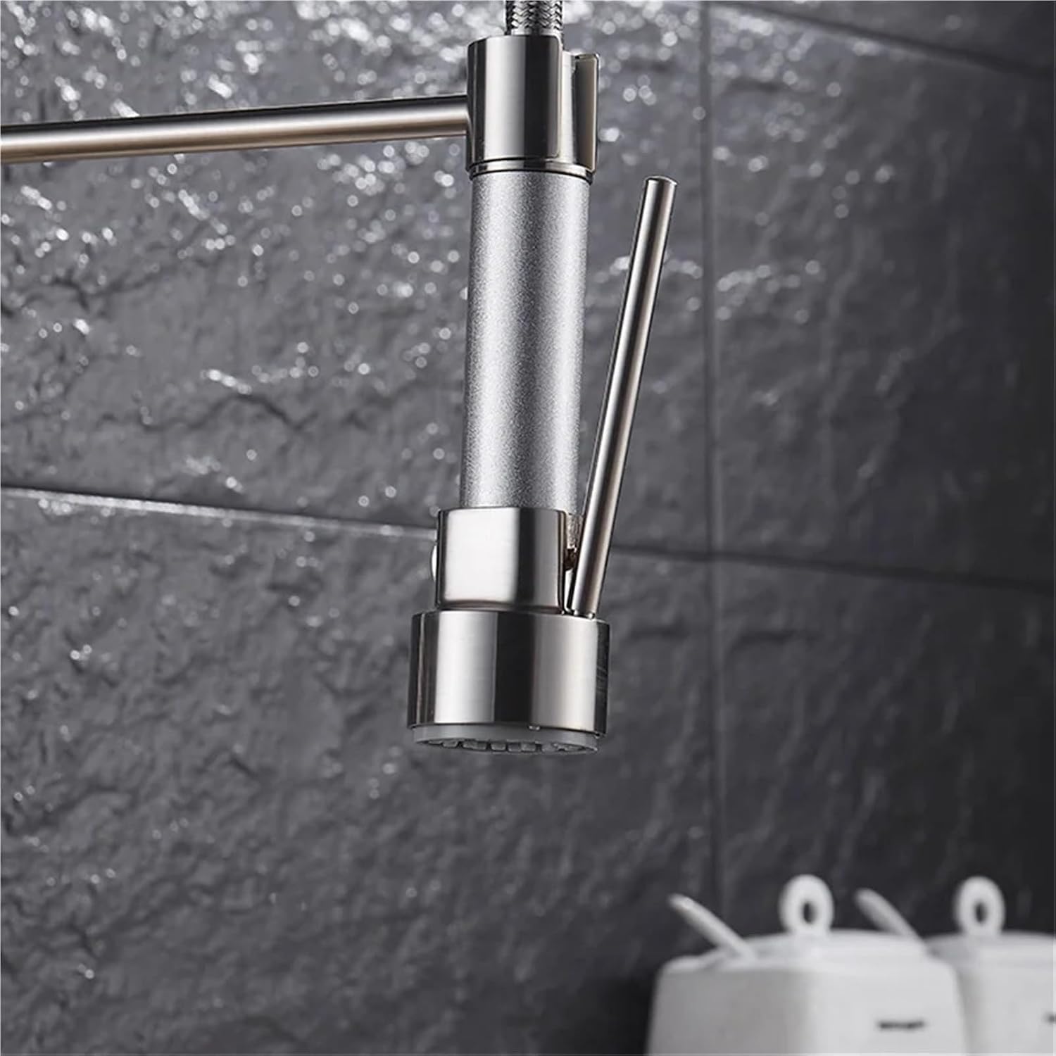 European Modern Kitchen Faucet Multifunctional Hot and Cold Water Spring Faucet Vegetable Bowl Tap(Gold)
