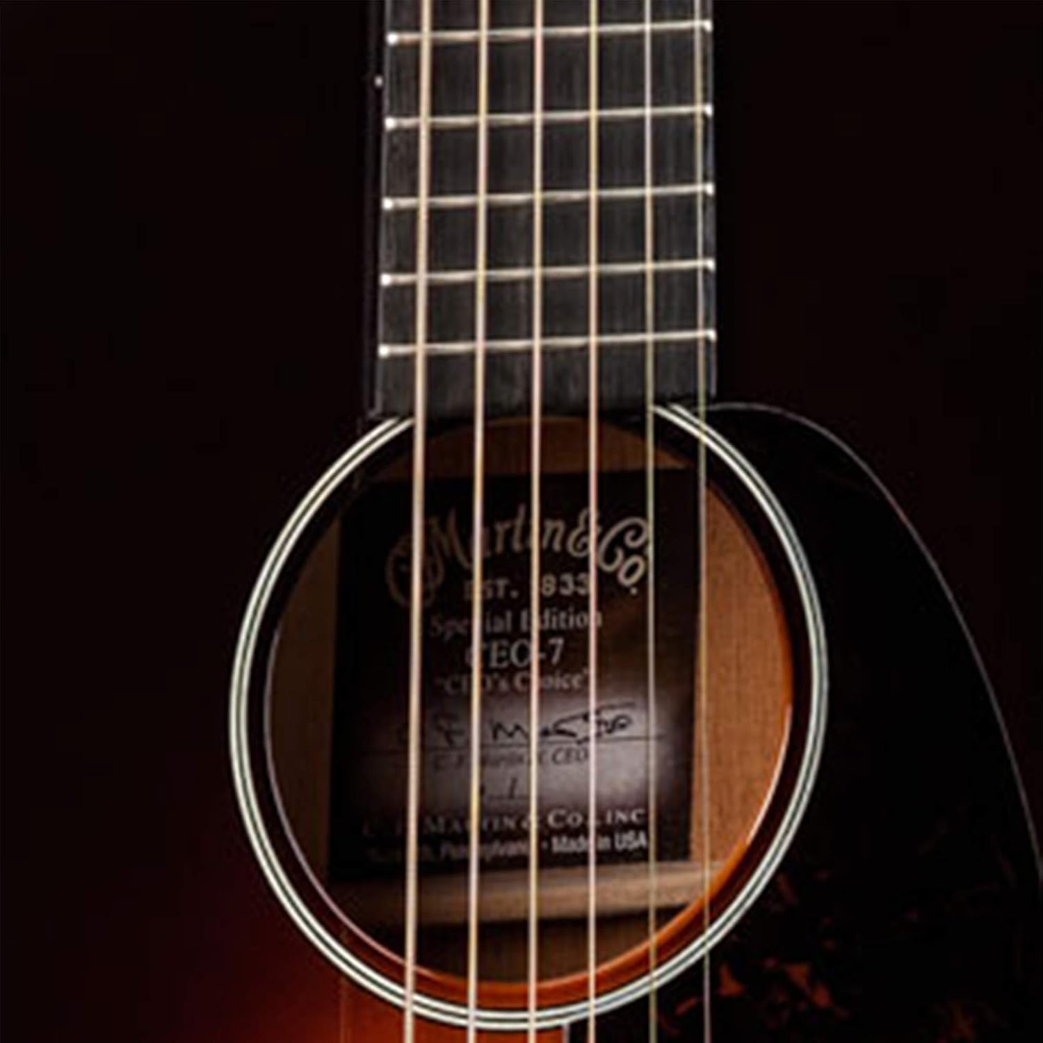 Martin CEO-7 Acoustic Guitar - Autumn Sunset Burst
