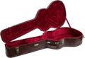 Crossrock Hard-Shell Wooden Case fits 12-Fret 00 Style Acoustic Guitar-Vintage Brown (CRW620-0012BR)