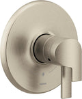 Moen Doux Brushed Nickel M-CORE 4-Series Thermostatic Valve Trim, Valve Required, UTS4201BN