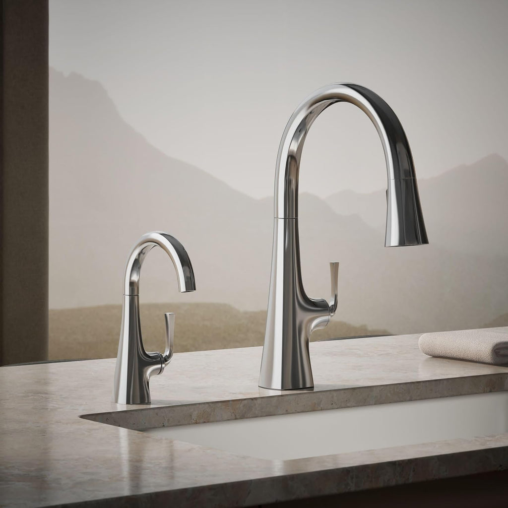 Kohler K-24134-CP Graze Beverage Faucet, Polished Chrome