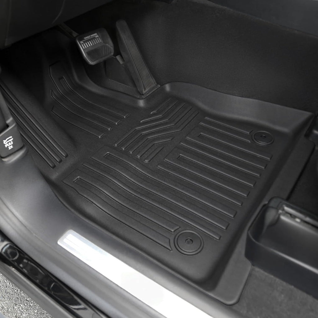 Floor Mats for Ford Explorer 2020-2026, All Weather Floor Mats Trunk Cargo Liner with Backrest Protectors Accessories, Full Coverage Set (Fit 6 Seats)