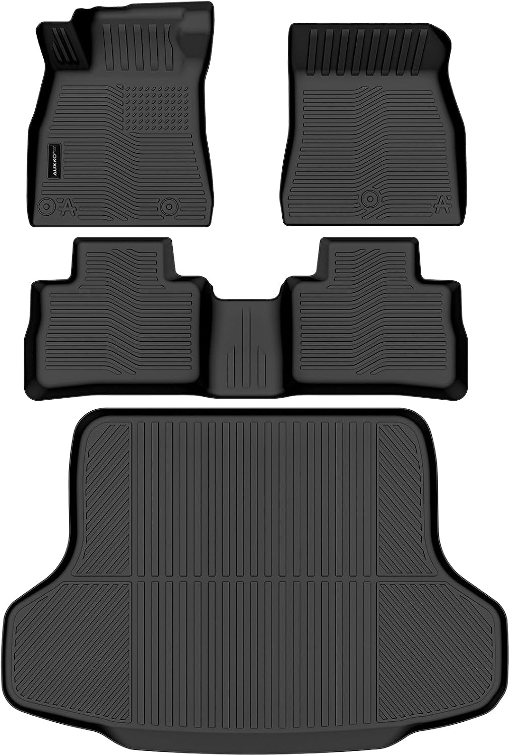 Auxko All Weather Floor Mats Cargo Mat for 2026 Nissan Sentra TPE Liners All Season Accessories Guard Odorless Anti-Slip Floor Liners Trunk Tray for 2026 Nissan Sentra
