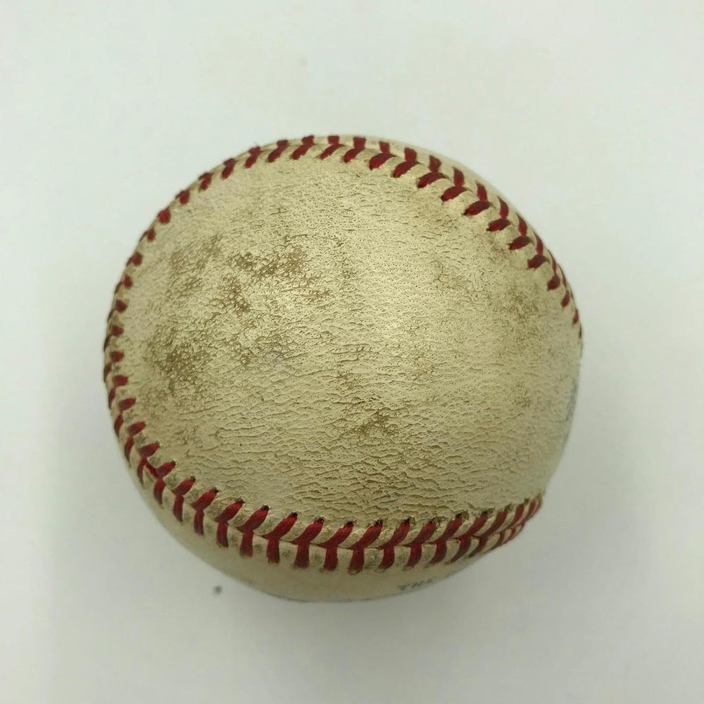 1950's Charlie Grimm Single Signed Game Used NL Baseball Chicago Cubs JSA COA - MLB Game Used Baseballs