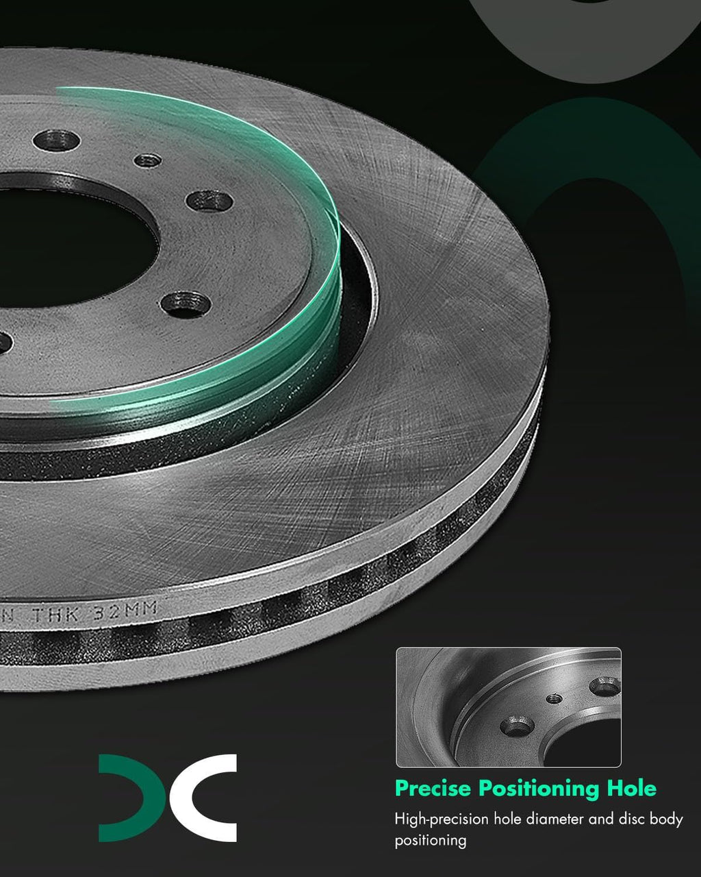 SCITOO Front 13.78' Brake Pads and Rotors Kits Fit For Ford For F-150 2010-2020,For Ford For Expedition 2010-2021,For Lincoln Navigator 2010-2021