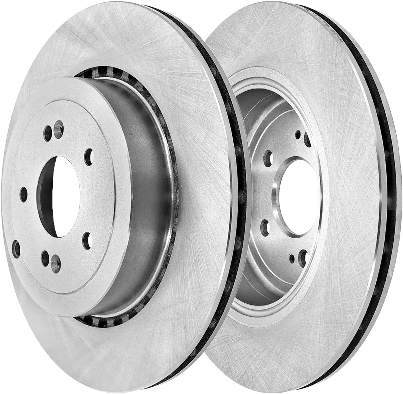 Detroit Axle - Rear Brake Kit for Kia Stinger Genesis G70, Disc Brake Rotors Ceramic Brakes Pads with Hardware 2019 2020 2021 2022 Replacement : 13.39' inch Rotors