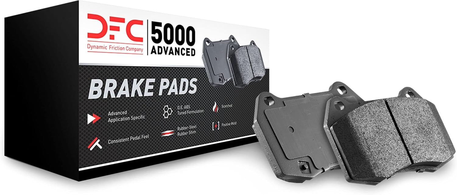 Dynamic Friction Company Brake Kit For 2015-2017 Honda Odyssey| Front and Rear 5000 Advanced Brake Pads and Rotors Kit|Hardware included