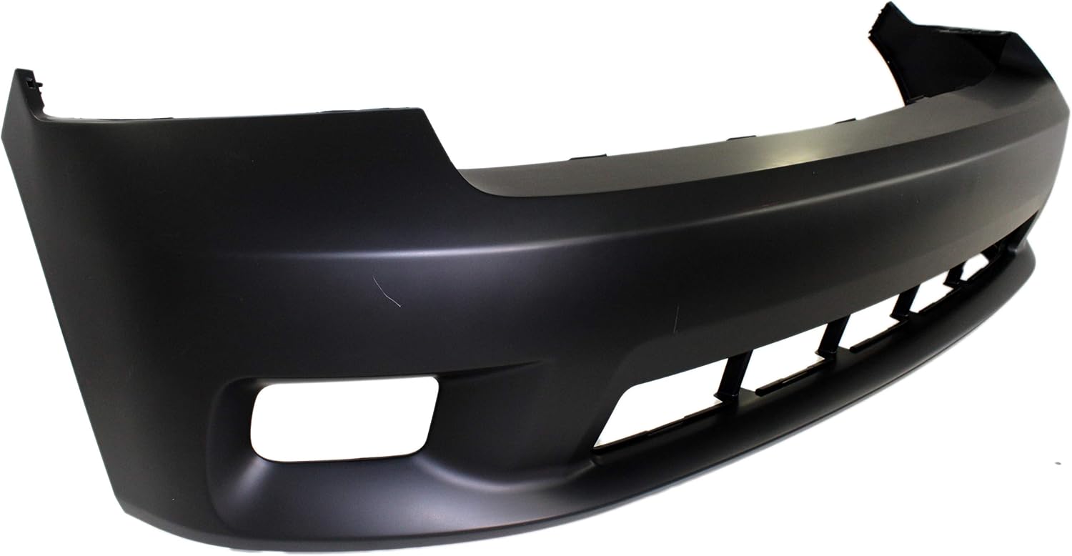 Garage-Pro Front Bumper Cover Fascia, Primed Plastic For 2009-2012 Dodge RAM 1500, Front Bumper Replacement, Sport Package, Fog Lamps