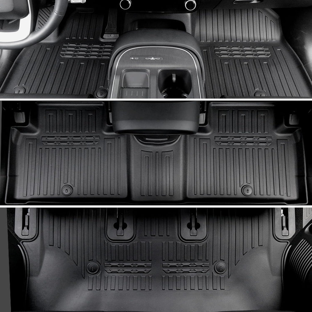 Floor Mats for Hyundai Palisade Gasoline 2026, All Weather Floor Mats Trunk Cargo Liner with Backrest Protectors Accessories, Full Coverage Set (Fit 7/8 Seats)