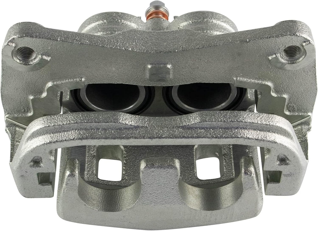 TRQ Performance Front Brake Pad and Rotor Set Ceramic Slotted Drilled G Coated Vented Rotors Calipers Compatible with 2005-2006 Subaru Baja 2009-2010 Forester 2006-2012 Legacy 2005-2012 Outback